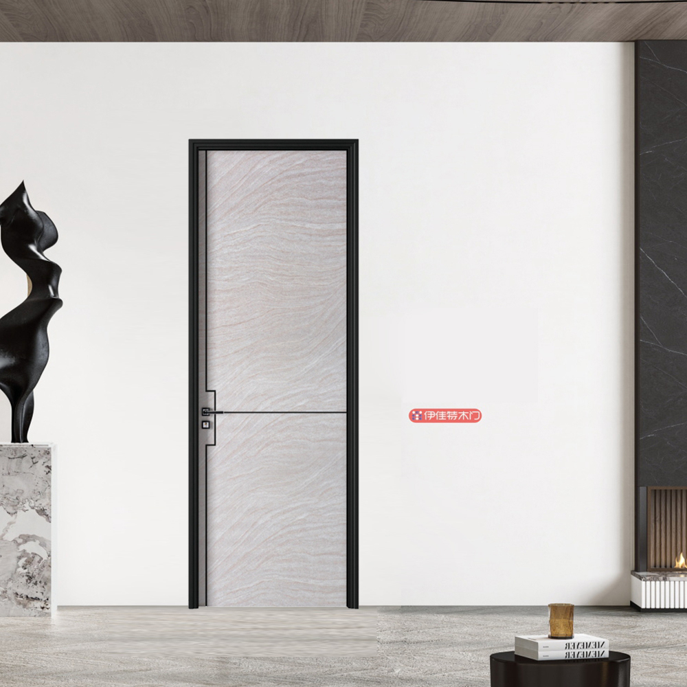2021伊佳特木門YJT-L01膚啞黑+砂巖