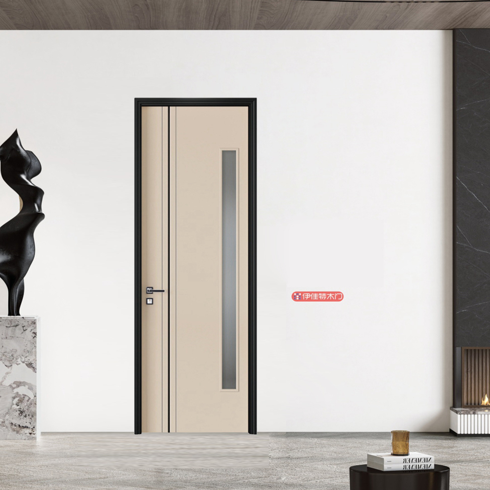 2021伊佳特木門YJT-X22-1膚啞黑+清綺暖灰(專款專色)