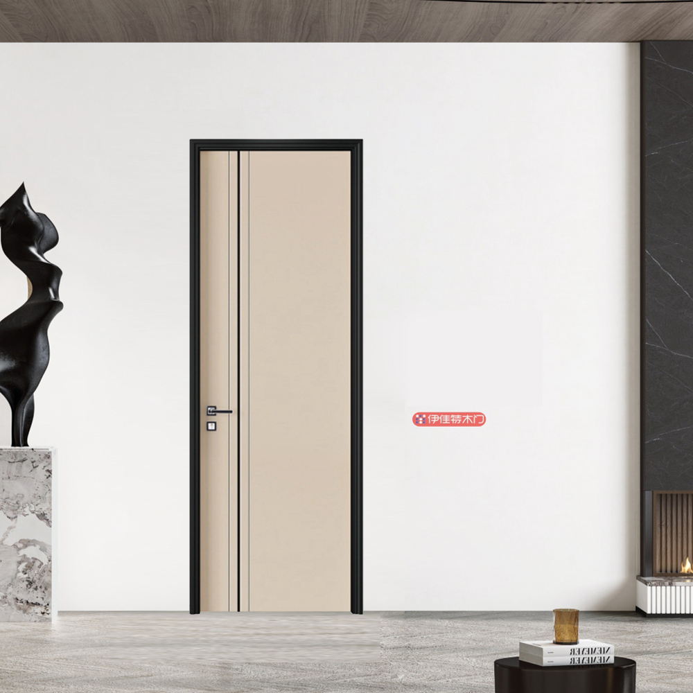 2021伊佳特木門YJT-X22膚啞黑+清綺暖灰(專款專色)