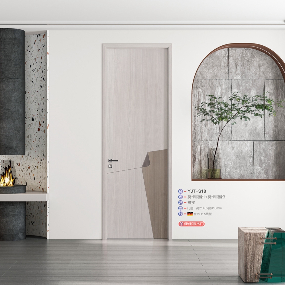 2021伊佳特木門YJT-S18莫卡銀橡1+莫卡銀橡3